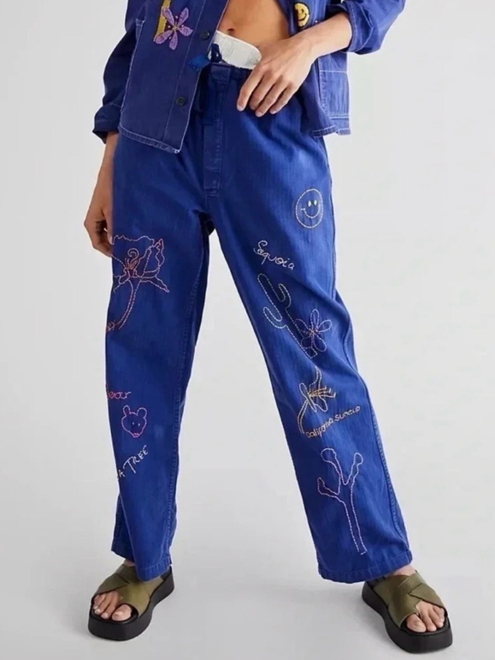 Free People x The Wolves Utility Desert Sketch Pants